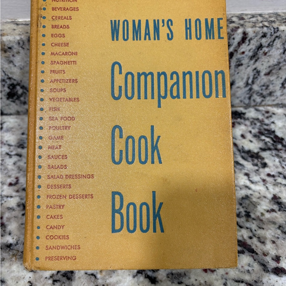 Woman's Home Companion Cook Book 1955 HC P.F. Collier & Son Corp